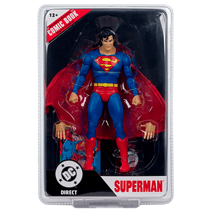 Superman (Zero Hour #1) w/ Comic, DC Direct Page Punchers 