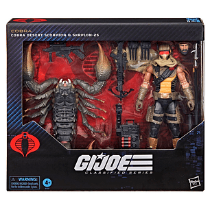 Deluxe Cobra Desert Scorpion & SKRP10N-25, G.I. Joe - Classified Series