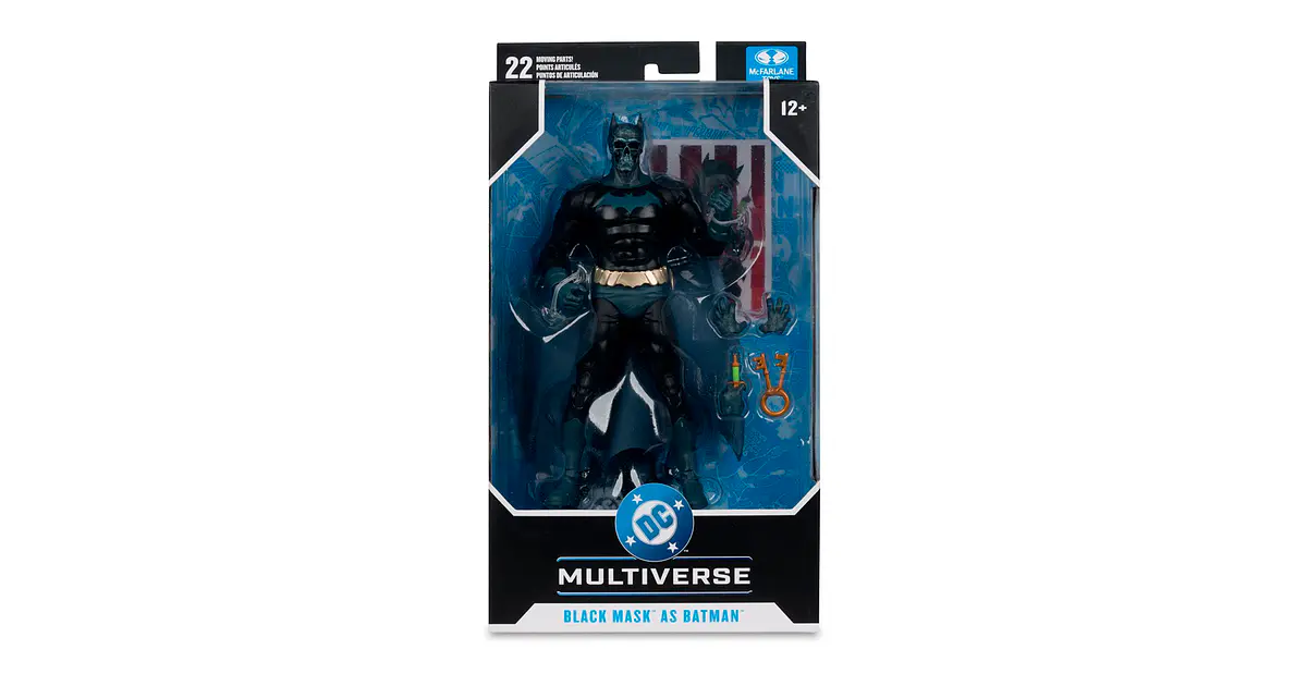 Black Mask as Batman (Batman Madhouse) , DC Multiverse - Mc