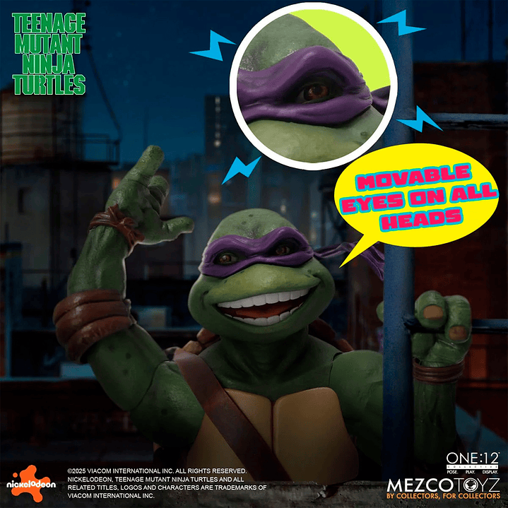 [PRV] Teenage Mutant Ninja Turtles (1990 Movie) Deluxe Set - Mezco One:12 Collective 12