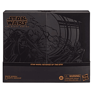 Mace Windu vs Darth Sidious 2 pack 