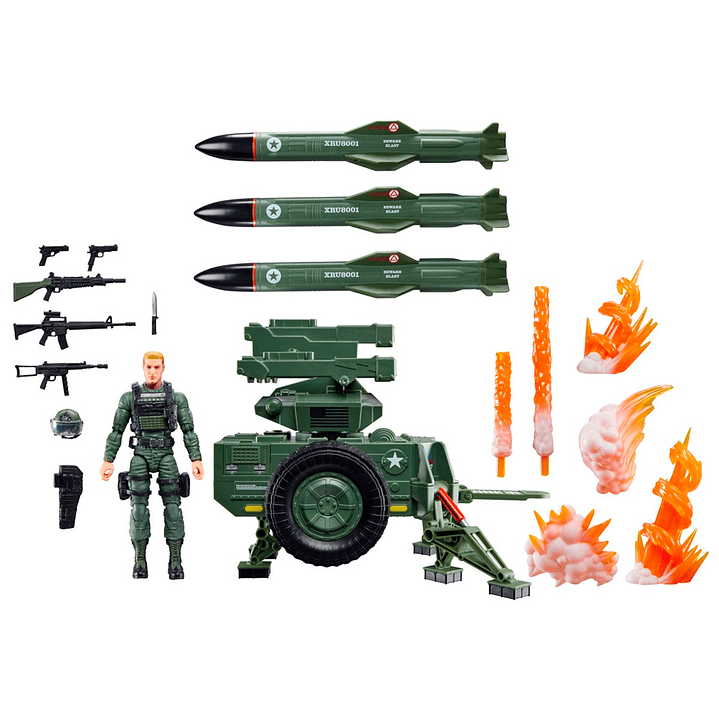 [PRV] Clayton Hawk Abernathy with M.M.S. (Mobile Missile System), G.I. Joe - Classified Series 2