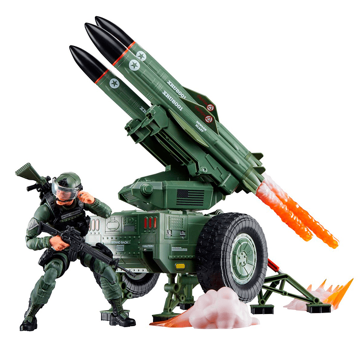 [PRV] Clayton Hawk Abernathy with M.M.S. (Mobile Missile System), G.I. Joe - Classified Series 1