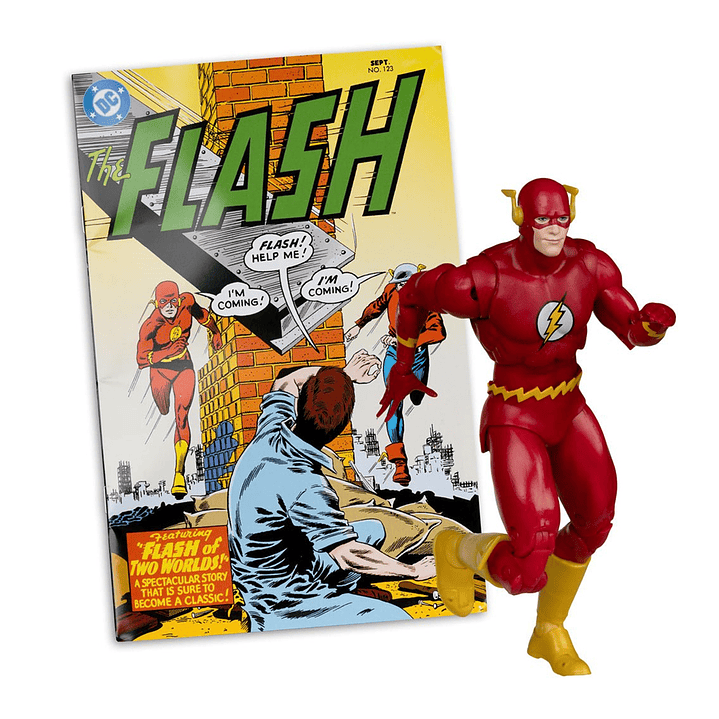 [PRV] The Flash (Barry Allen) (The Flash #123) w/ Comic, DC Direct Page Punchers 1