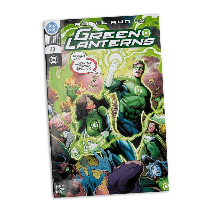 [PRV] Green Lantern (Hal Jordan) (Green Lanterns #48) w/ Comic, DC Direct Page Punchers 3