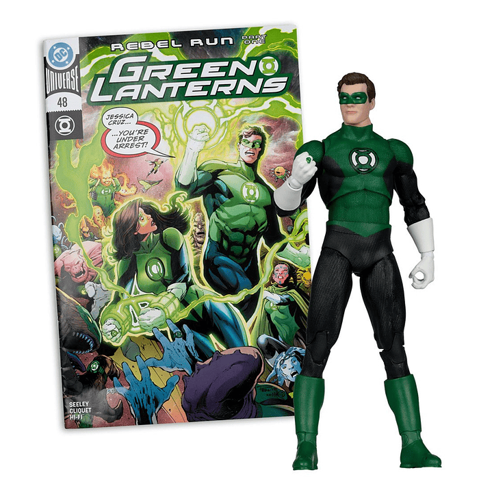 [PRV] Green Lantern (Hal Jordan) (Green Lanterns #48) w/ Comic, DC Direct Page Punchers 1