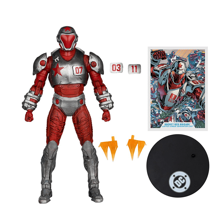 [PRV] Rocket Red (Justice League: Generation Lost) - DC Multiverse 2