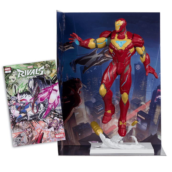 [PRV] Iron Man 1:6 Scale Posed Figure, Marvel Rivals - McFarlane Toys 1