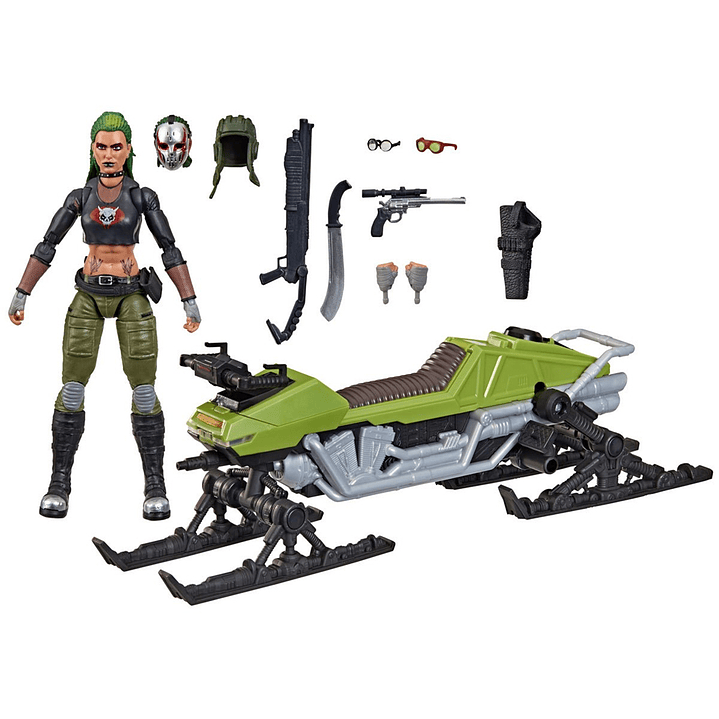 [PRV] Zanya w/ Dreadnok Chameleon (Swamp Skier), G.I. Joe - Classified Series 2