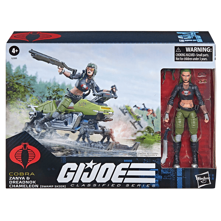 [PRV] Zanya w/ Dreadnok Chameleon (Swamp Skier), G.I. Joe - Classified Series 3
