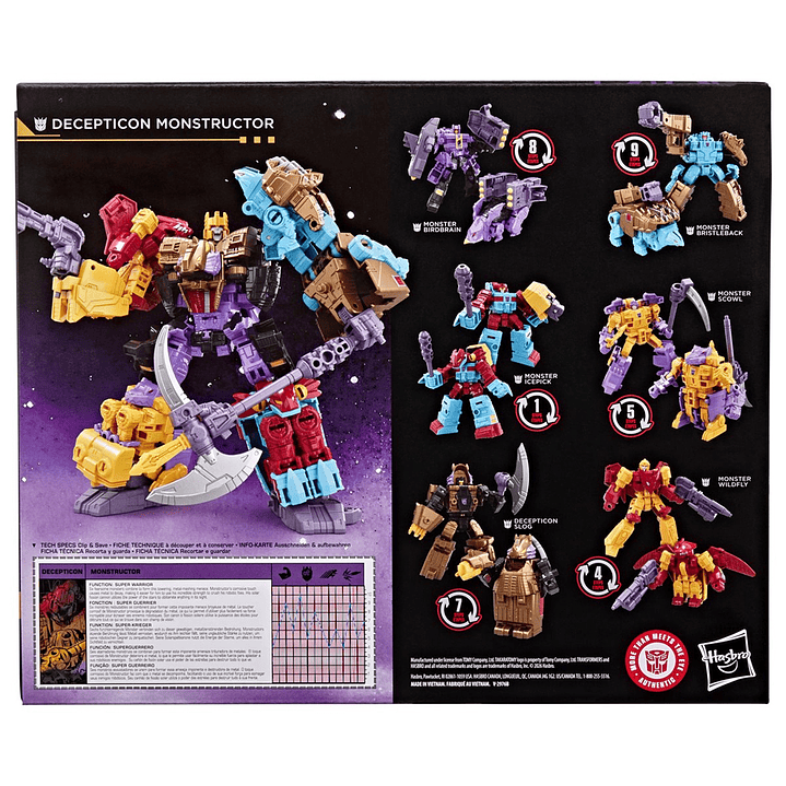 [PRV] Decepticon Monstructor Combiner, Transformers Age of the Primes 5