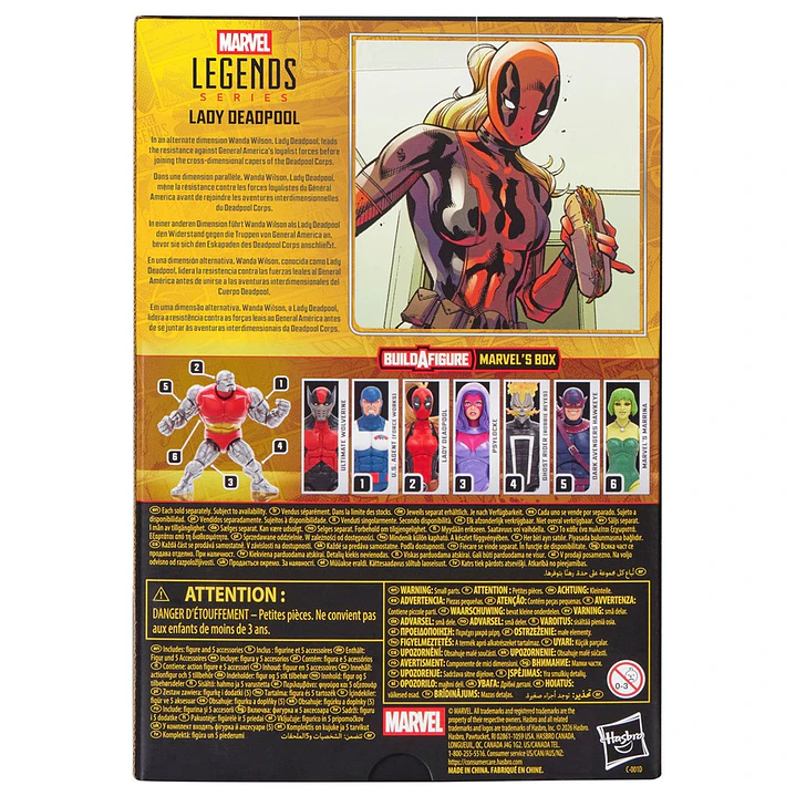 [PRV] Lady Deadpool (Marvel's Box BAF), Marvel Legends 6