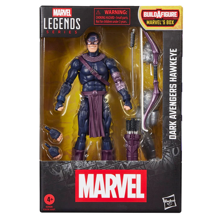 [PRV] Dark Avengers Hawkeye (Marvel's Box BAF), Marvel Legends 3