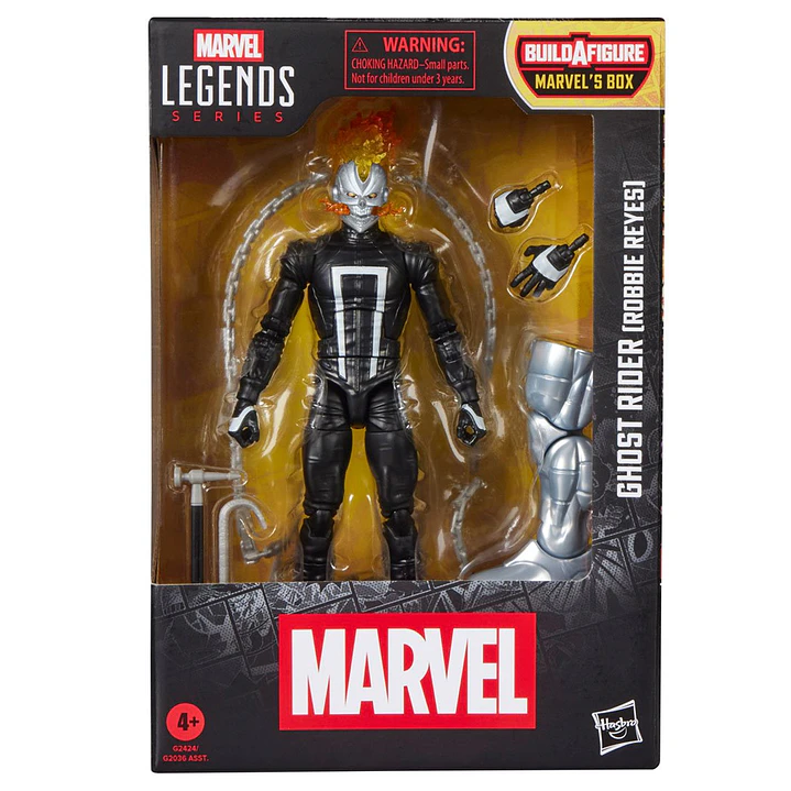 [PRV] Ghost Rider (Robbie Reyes) (Marvel's Box BAF), Marvel Legends 4