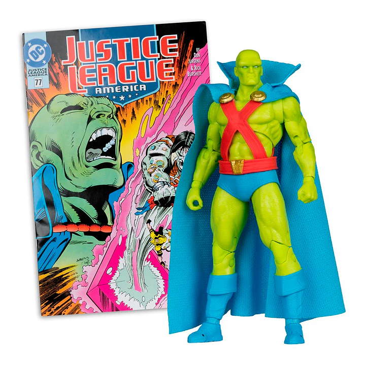 [PRV] Martian Manhunter w/ Comic, DC Direct Page Punchers 1