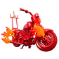 Ghost Rider (Johnny Blaze) w/ Motorcycle, Marvel Legends - Miniatura 7