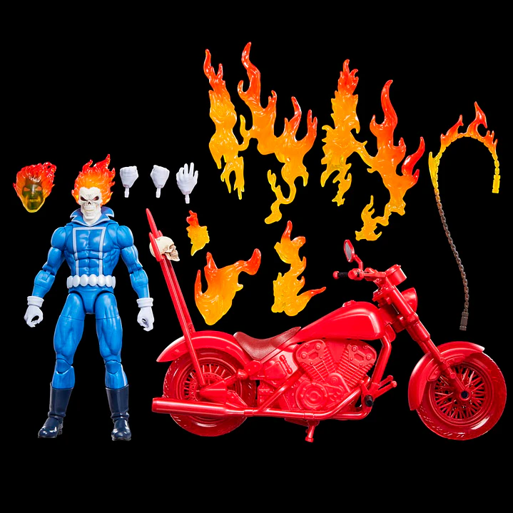 Ghost Rider (Johnny Blaze) w/ Motorcycle, Marvel Legends 2