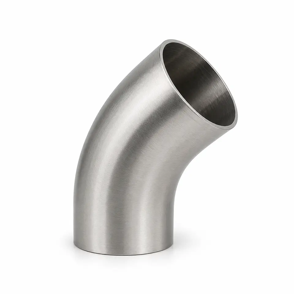 CODO ACERO INOXIDABLE 201 – 45° 1