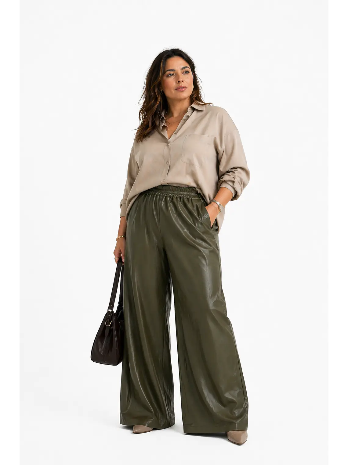 PANTALON PALAZZO ECOCUERO 3