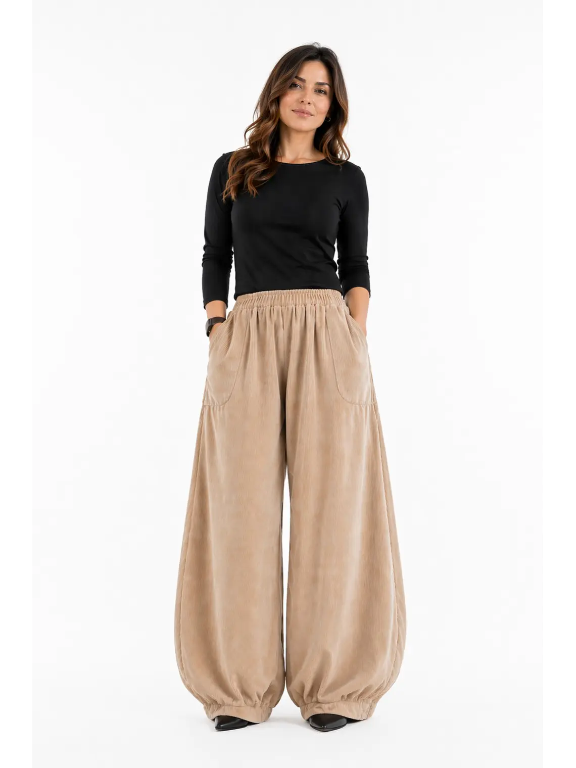 PANTALON COTELE BAGGY 1