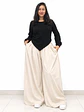 PANTALON PALAZZO MULTIPINZA - Miniatura 3