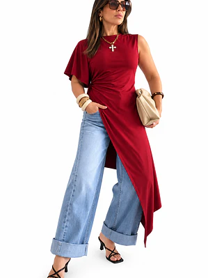 BLUSA ASIMÉTRICA ARANTZA