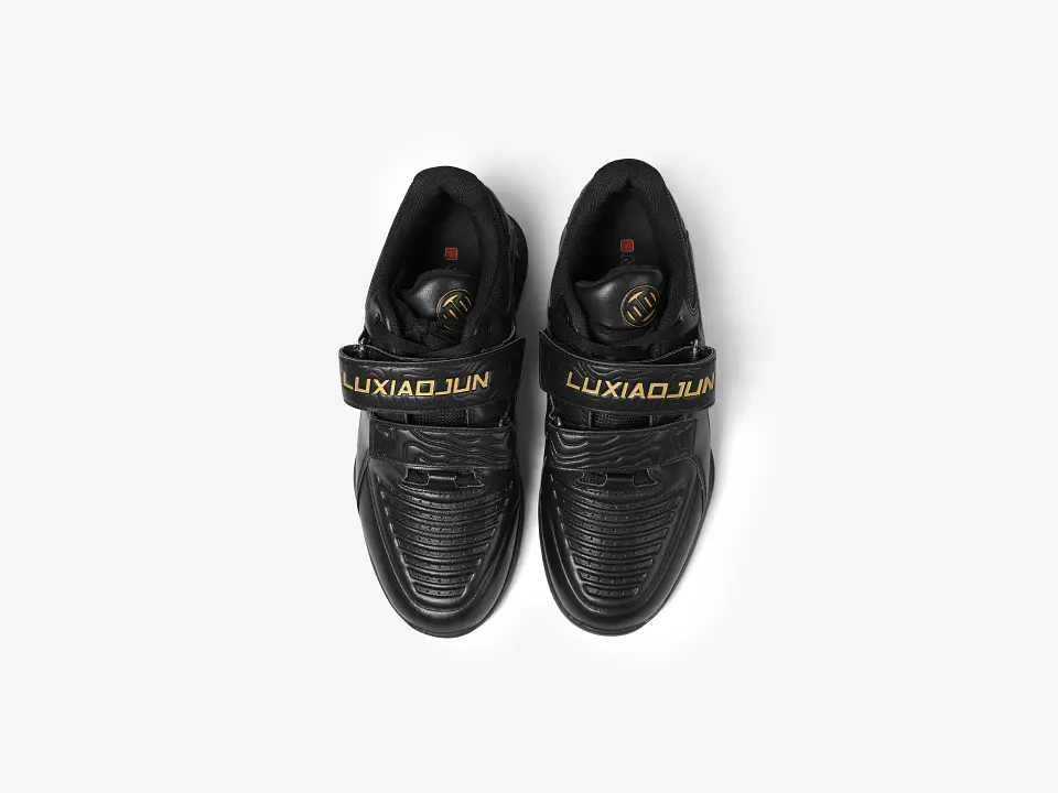 LUXIAOJUN PowerPro Weightlifting Shoes (Black) 5