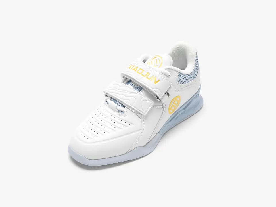 LUXIAOJUN PowerPro Weightlifting Shoes (White) 6