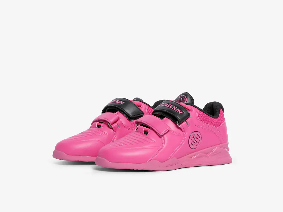 LUXIAOJUN PowerPro Weightlifting Shoes (Pink) 5