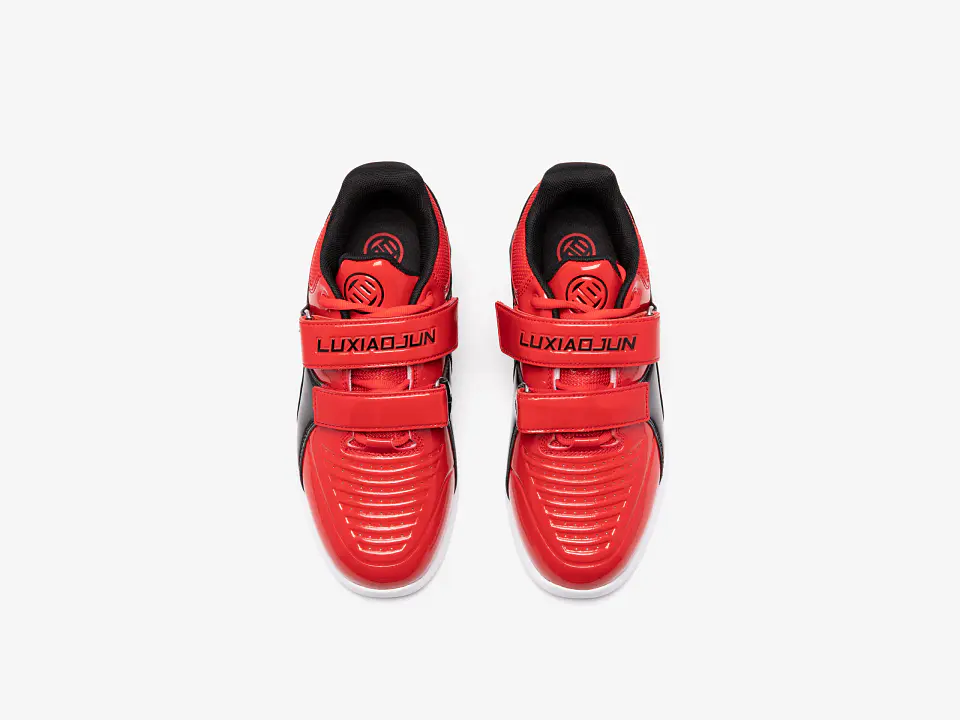 LUXIAOJUN PowerPro Weightlifting Shoes (Iron Red) 7