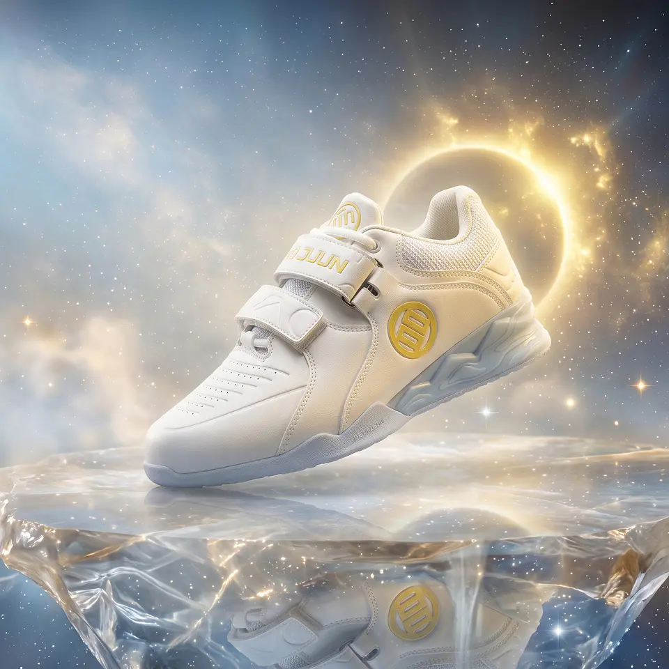 LUXIAOJUN PowerPro Weightlifting Shoes (White) 1