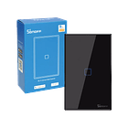 Interruptor Inteligente Sonoff Wi-Fi RF TX 1 Botón Negro – Tienda de domótica XMART HOME