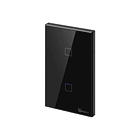 Interruptor Inteligente Sonoff Wi-Fi RF TX 2 Botones Negro – Hogar inteligente en Chile