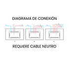 Interruptor Inteligente Wi-Fi RF TX 1 Botón Blanco – Control por voz y app eWeLink
