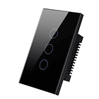 Interruptor Inteligente Negro 3 Botones – Sin Cable Neutro – Tienda de domótica XMART HOME