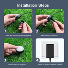 Luces inteligentes Wifi RGB para jardín IP67 – Tienda de domótica XMART HOME