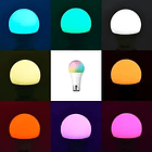 Pack X5 Ampolletas Inteligente Wifi Rgb E27 10W – Automatización del hogar XMART HOME