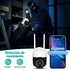 Cámara Seguridad Exterior WiFi PTZ 3MP – Control por voz y app eWeLink