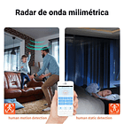 Sensor de presencia humana PIR Modelo A – Tecnología Zigbee 3.0 en Chile