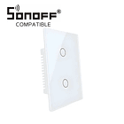 Interruptor Wifi de pared sin Neutro de 2 Canales – Compatible Sonoff – Hogar inteligente en Chile