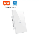 Interruptor Inteligente Wifi Blanco 1 Boton – Sin Cable Neutro – Hogar inteligente en Chile