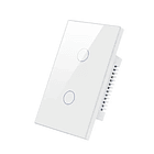 Interruptor Inteligente Wifi Blanco 2 Botones – Sin Cable Neutro – Tienda de domótica XMART HOME