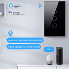 Interruptor Inteligente Wifi Blanco 3 Botones – Sin Cable Neutro – Tecnología Zigbee 3.0 en Chile