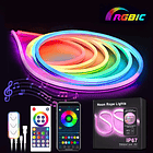 Luz de neón LED RGBIC Tuya WiFi Bluetooth 5 Metros – Tienda de domótica XMART HOME