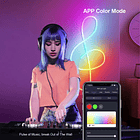 Luz de neón LED RGBIC Tuya WiFi Bluetooth 5 Metros – Hogar inteligente en Chile