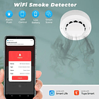 Detector de humo inteligente WiFi – Control por voz y app eWeLink