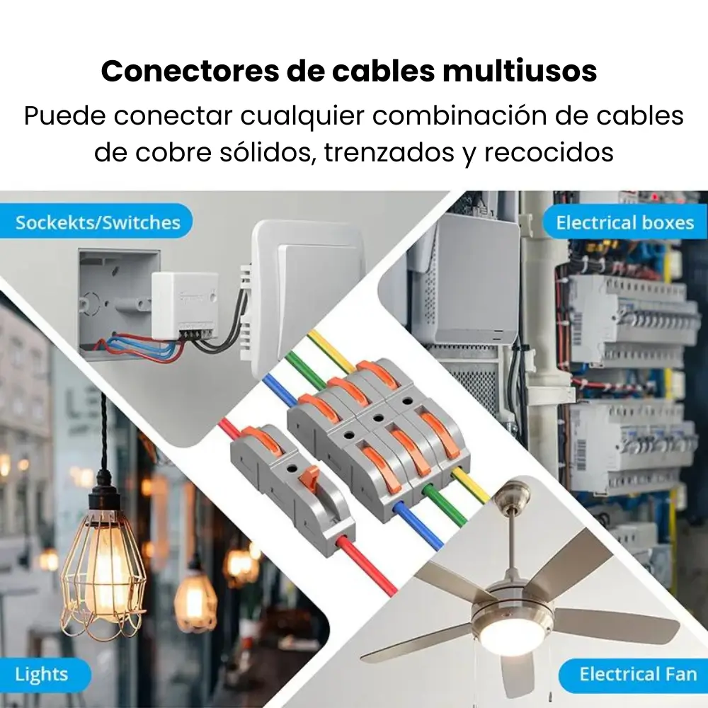 Conector Rápido Empalme Sonoff Fast Clip Universal 6