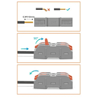 Conector Rápido Empalme Sonoff Fast Clip Universal – Automatización del hogar XMART HOME