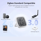 Sensor de temperatura y humedad Sonoff SNZB-02D Zigbee – Tecnología Zigbee 3.0 en Chile