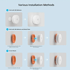 Sensor de Humedad y Temperatura Zigbee Sonoff SNZB-02P – Productos para casa inteligente XMART HOME